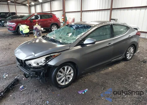 2016 Hyundai Elantra Se из США, поврежденный, VIN KMHDH4AE4GU632803